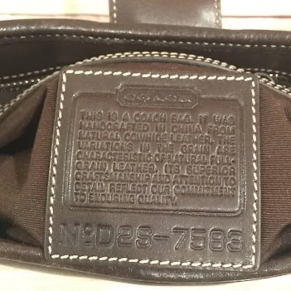 Vintage Coach Brown Leather Shoulder Bag - Picture 3 of 6